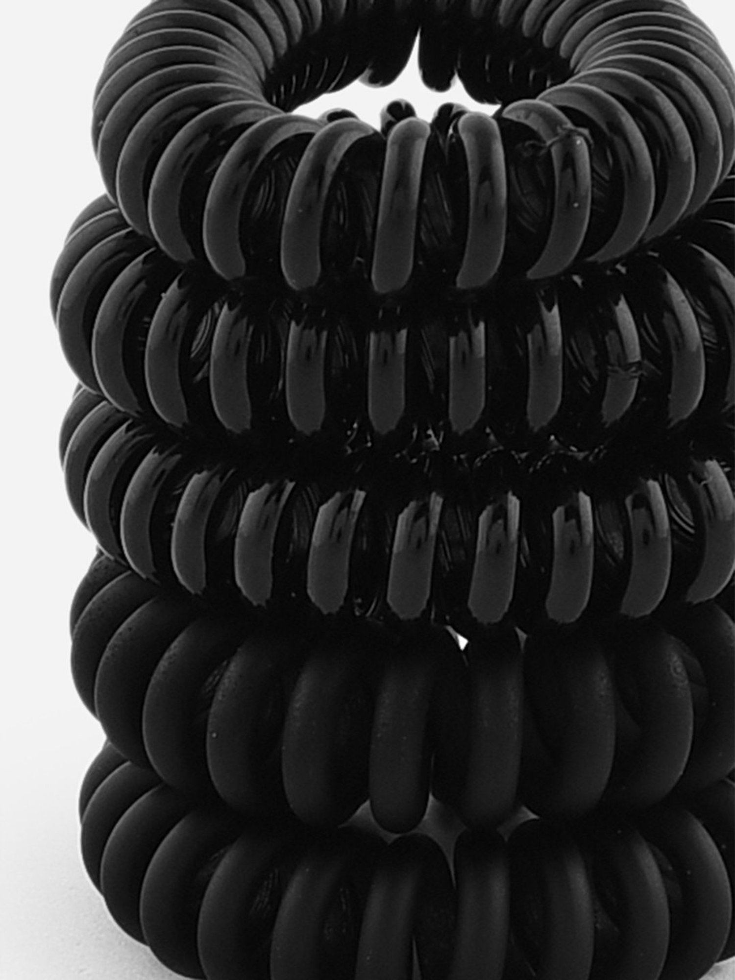 ToniQ White Printed Ponytail Holder Scrunchie