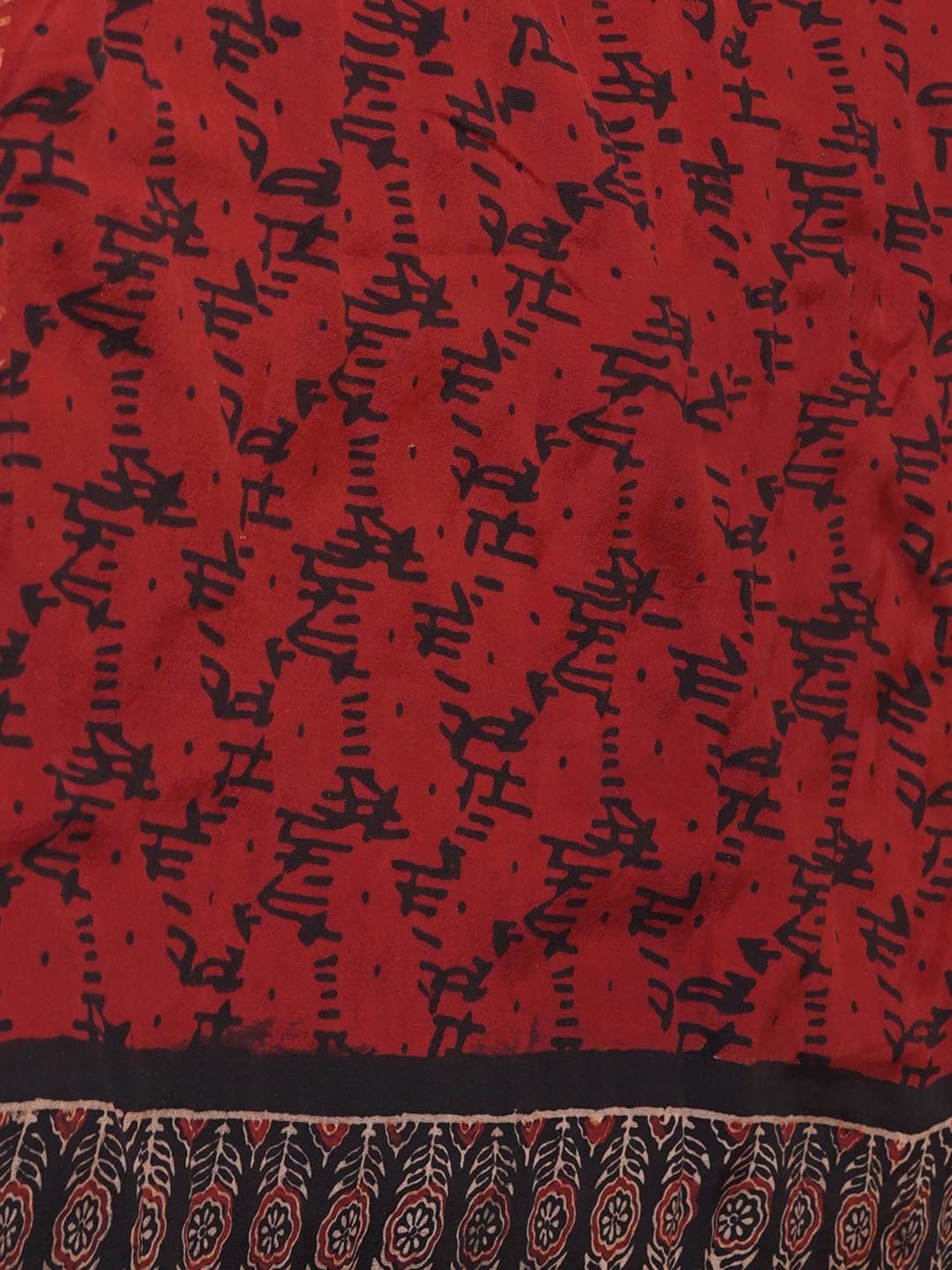 Unnati Silks Grey Cotton Printed Saree With Unstitched Blouse