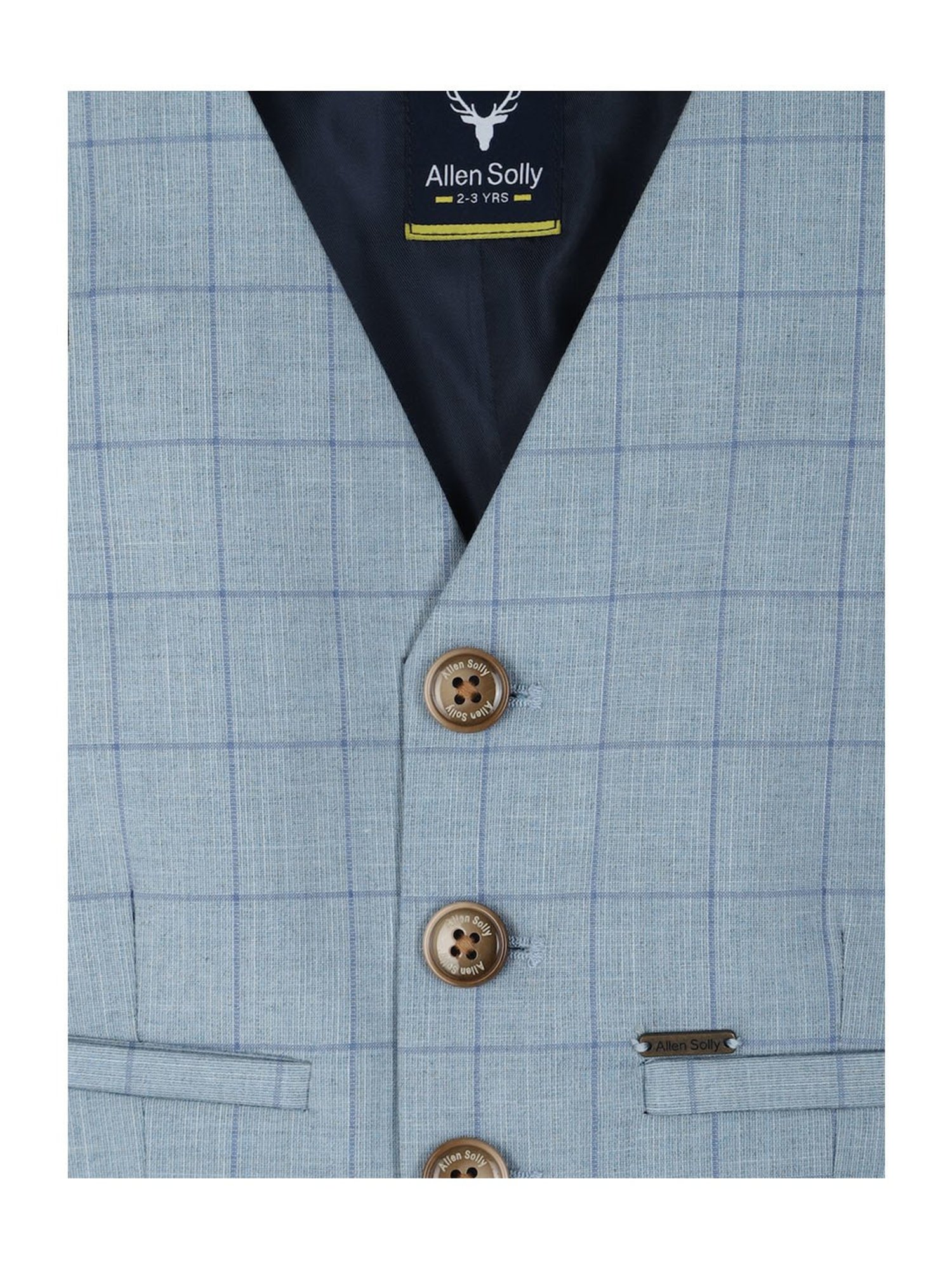 Blue Giraffe Kids Maroon Solid  Blazer