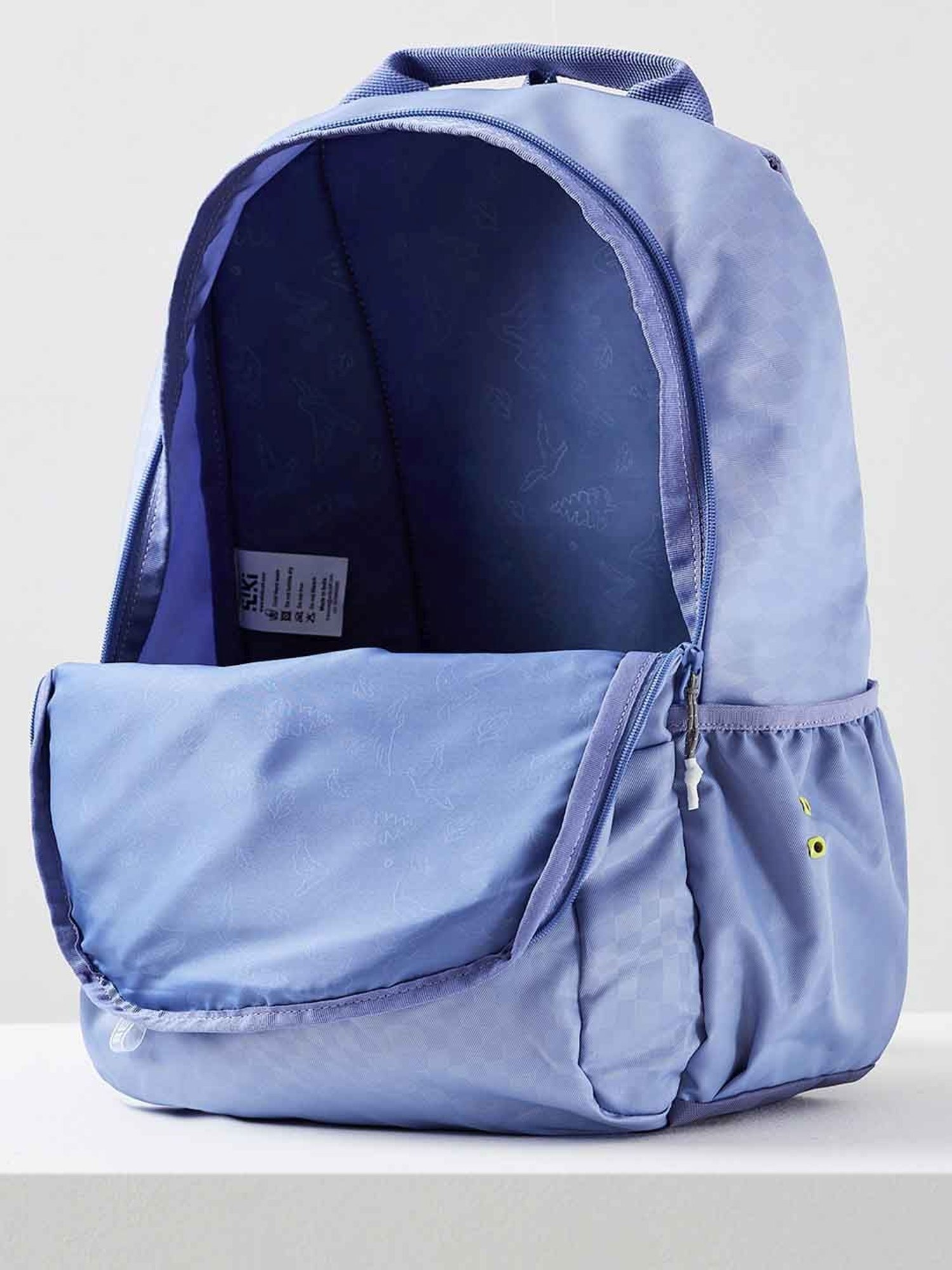 Wiki Back to School 2 Purple Polyester Printed Backpack - 32 Ltrs