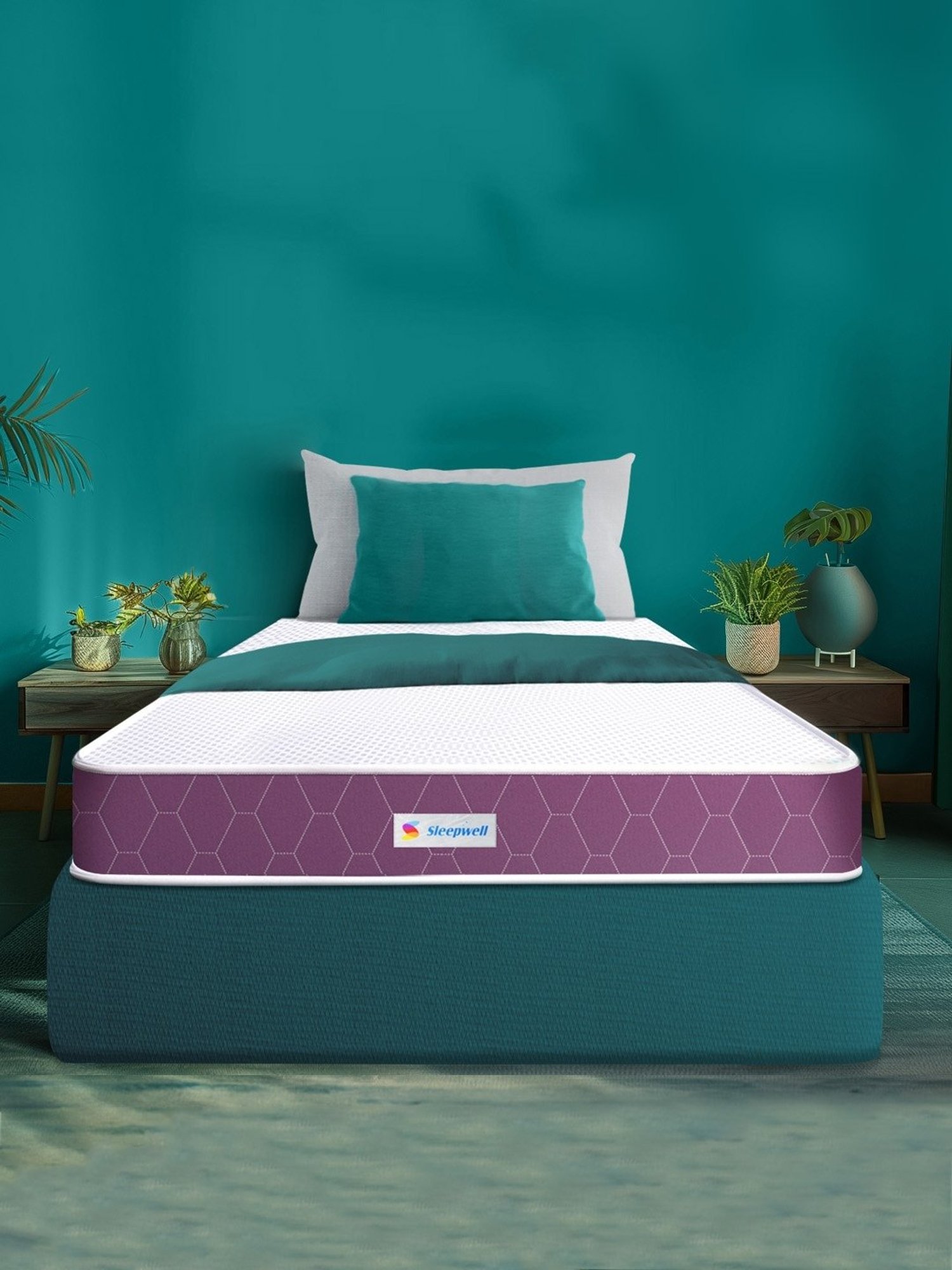 Sleepwell Purple Memory Foam Single Ortho Mattress