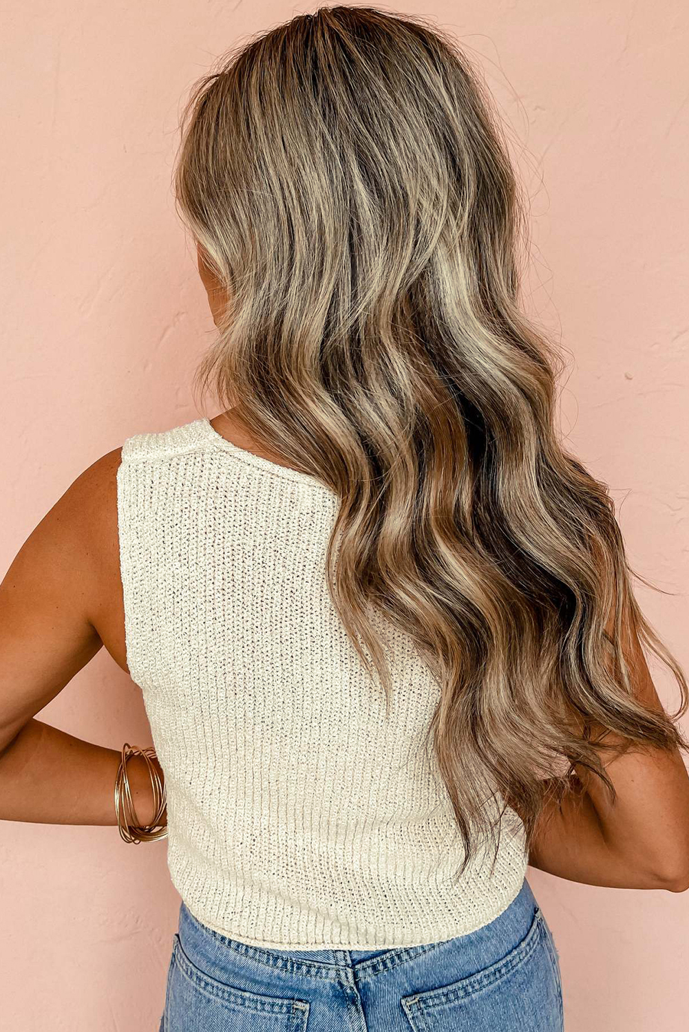 Black Plaid Casual Contrast Trim Knit Cardigan