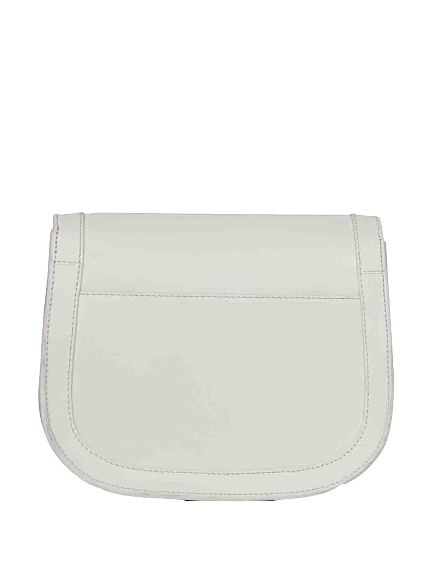 Favore Off White Solid Small Sling Handbag