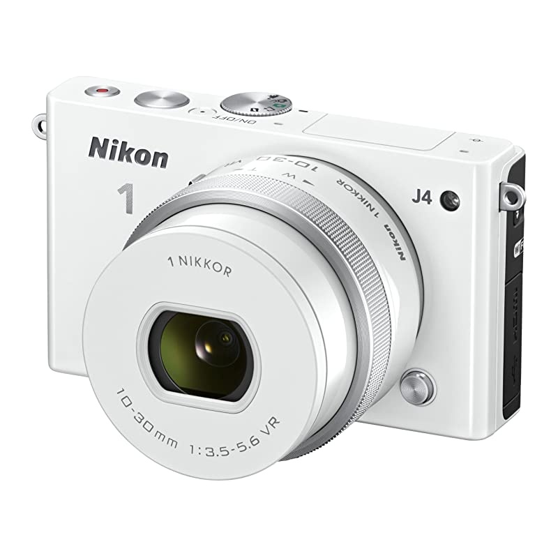 1 J4 Digital Camera with 1 NIKKOR 10-30mm f/3.5-5.6 PD Zoom Lens (White) (Discontinued by Manufacturer)
