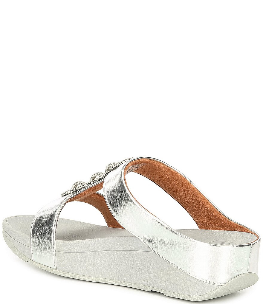 FitFlop Fino Sparkle Crystal Embellished Slides