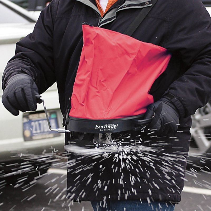 Earthway 2750 20 Lb. Hand Crank Nylon Bag Fertilizer Seed Salt Spreader Hopper