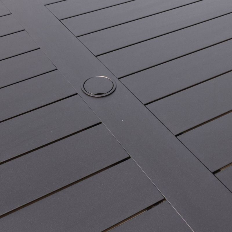 Circi 5pc Outdoor Dining Set - Black and Charcoal - CosmoLiving by Cosmoplitan