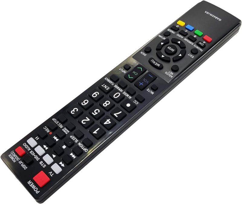 InTeching GA840WJSA TV Remote Control for Sharp LC-40LE810UN, LC-40LE820UN, LC-46LE810UN, LC-46LE820UN, LC-52LE810UN, LC-52LE820UN, LC-60LE810UN, LC-60LE820UN