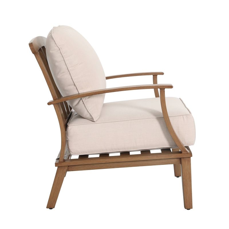 4pc Outdoor Aluminum Sofa Set Natural - Nuu Garden