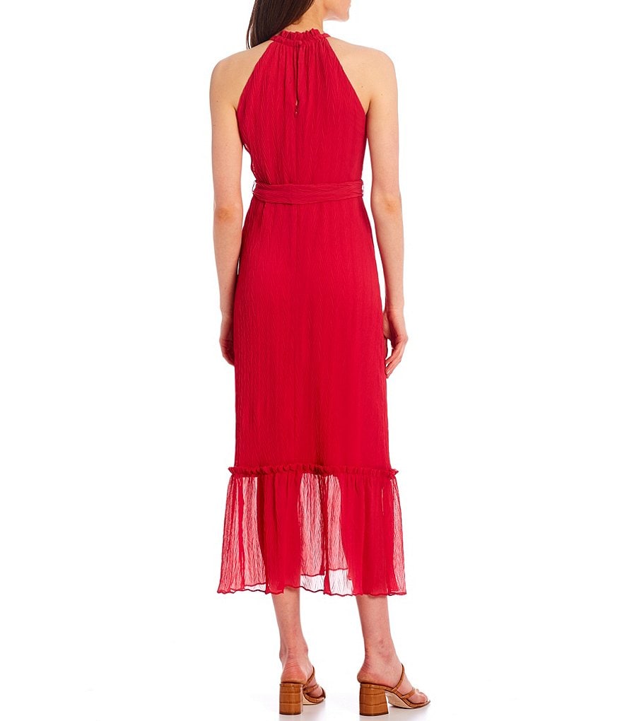 Alex Evenings Stretch Velvet Long Sleeve Ruched Beaded Accent Collar Boat Neck Blouse