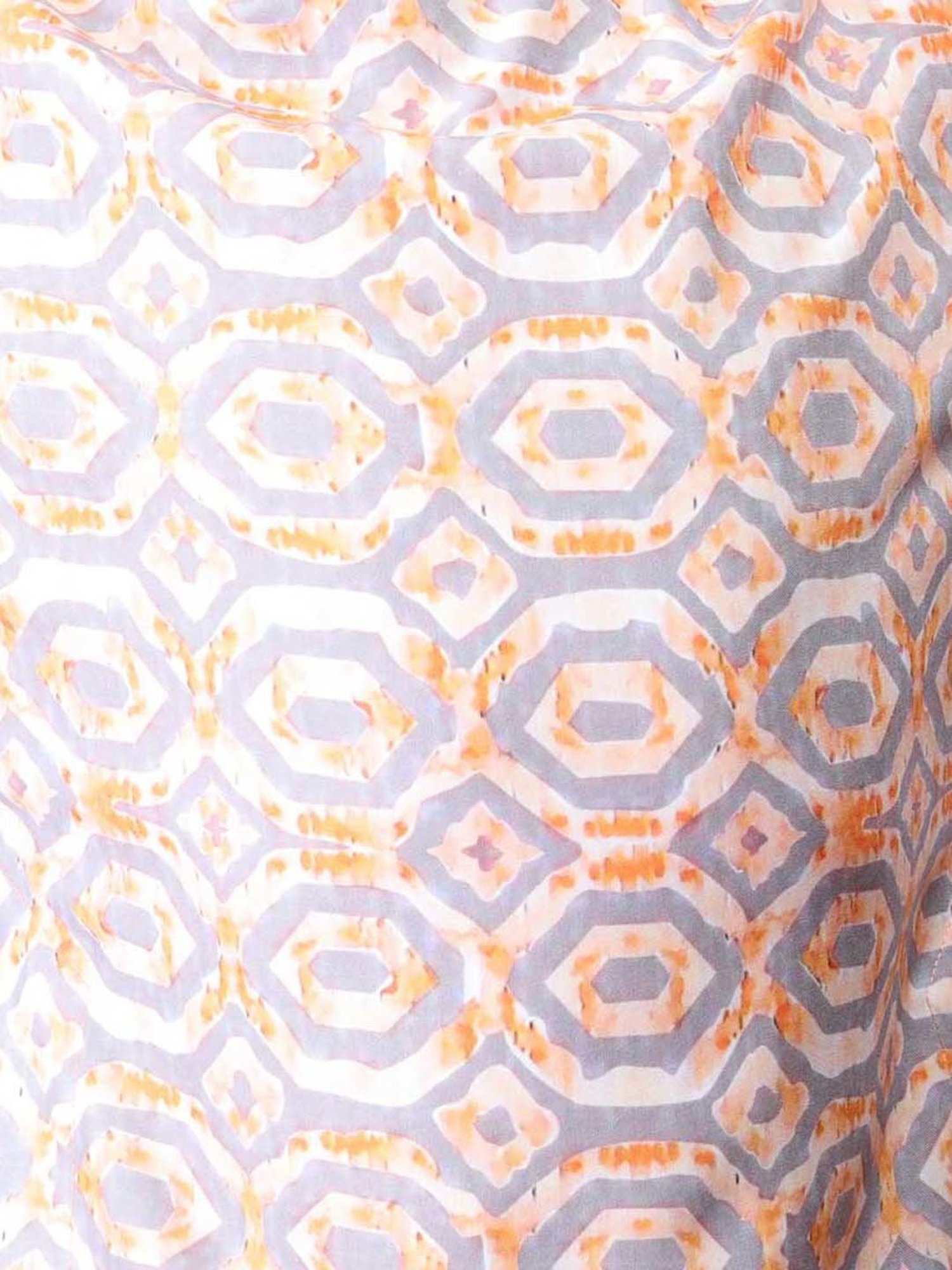 TABARD Kids Grey & Beige Cotton Printed Kurta Set