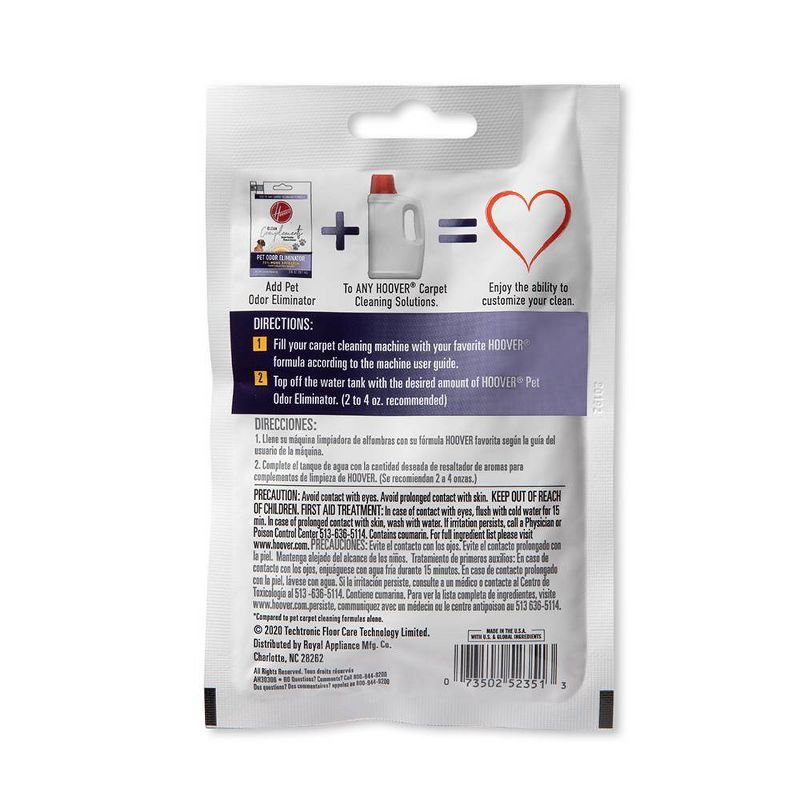 Hoover Clean Complements Odor Neutralizer Pouch 2oz