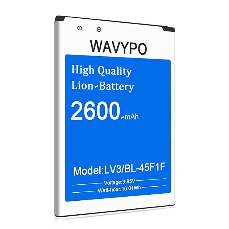 LG BL45F1F Battery 2600mAh Liion Replacement Battery for LG LV3 k4 K8 2017 Aristo MS210 Fortune M153 Fortune 2 LMX210CM Phoenix 3 Risio 2 M150 M151 18 Months Service