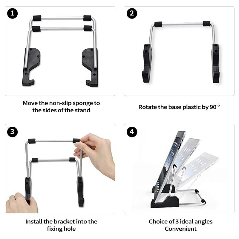 Mini Light Pad Stand Adjustable Light Box Tablet Stand 3 Angles NonSkidding Metal Holder for A4 LED Tracing Box Diamond Painting Light Pad