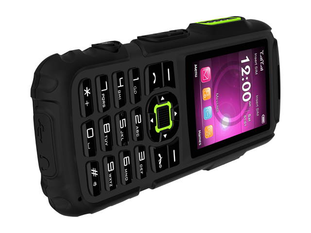 BLU Tank Mega T570 Unlocked GSM Rugged Feature Phone (2.4" Green, 32MB Storage  32MB RAM)