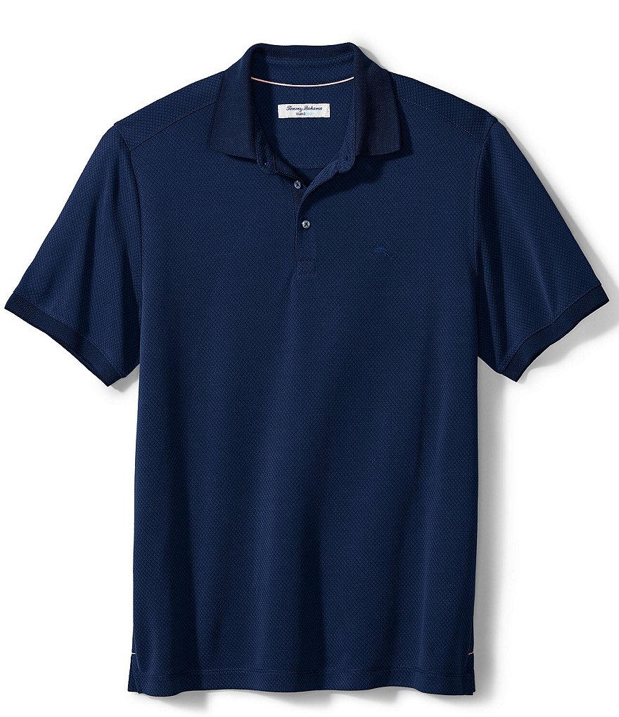 Tommy Bahama Big & Tall IslandZone Diamond Dunes Short-Sleeve Polo Shirt