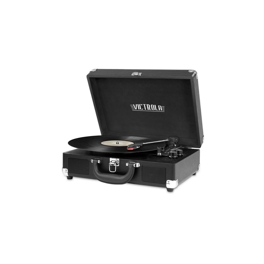 Bluetooth Suitcase Turntable VMW-10-BLK