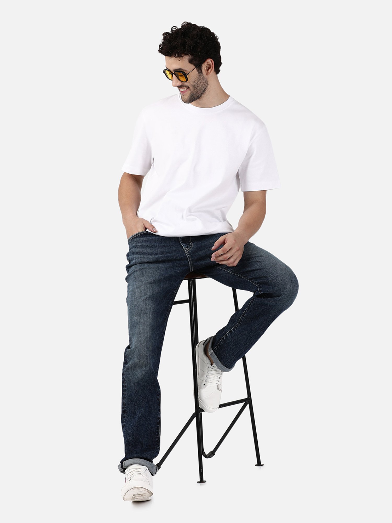 Passion Dark Blue Lightly Washed Jeans