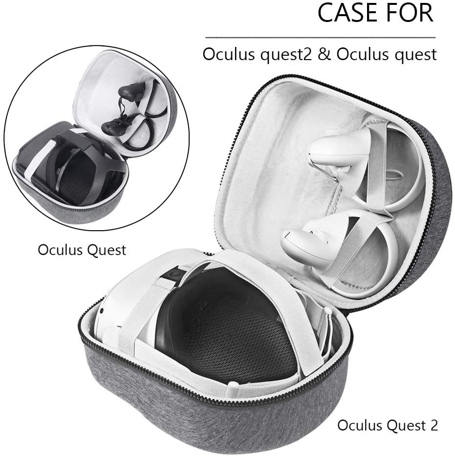 2 Pairs Oculus Quest 2 Elite Washable Silicone Handle Protective Cover