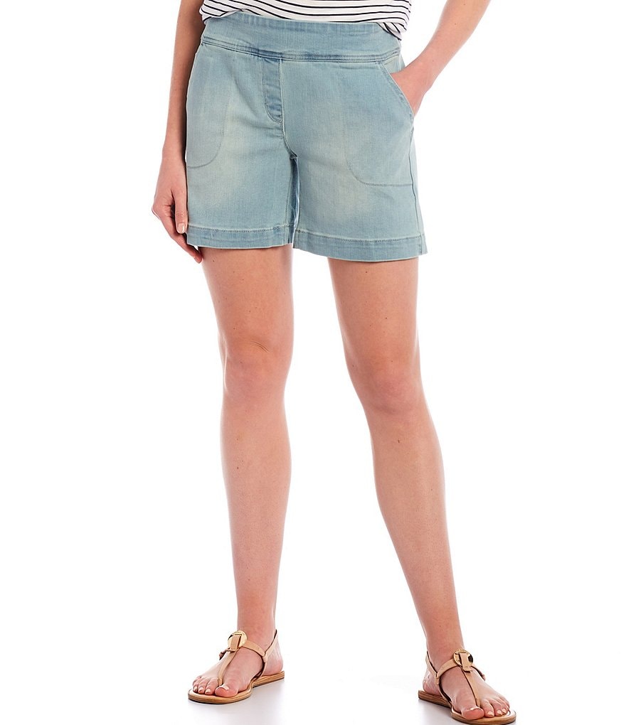Allison Daley Petite Size True Navy Pull On Bermuda Shorts