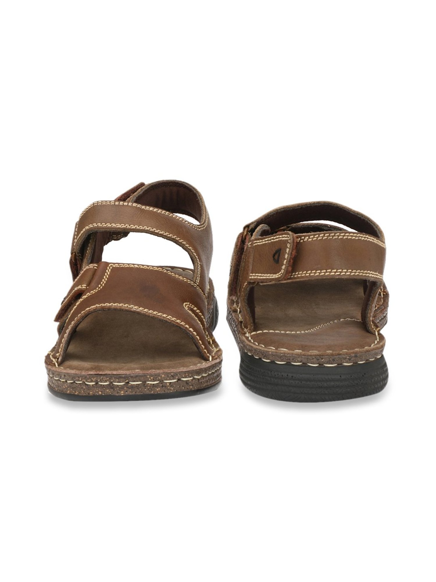 Delize Men's Brown Floater Sandals