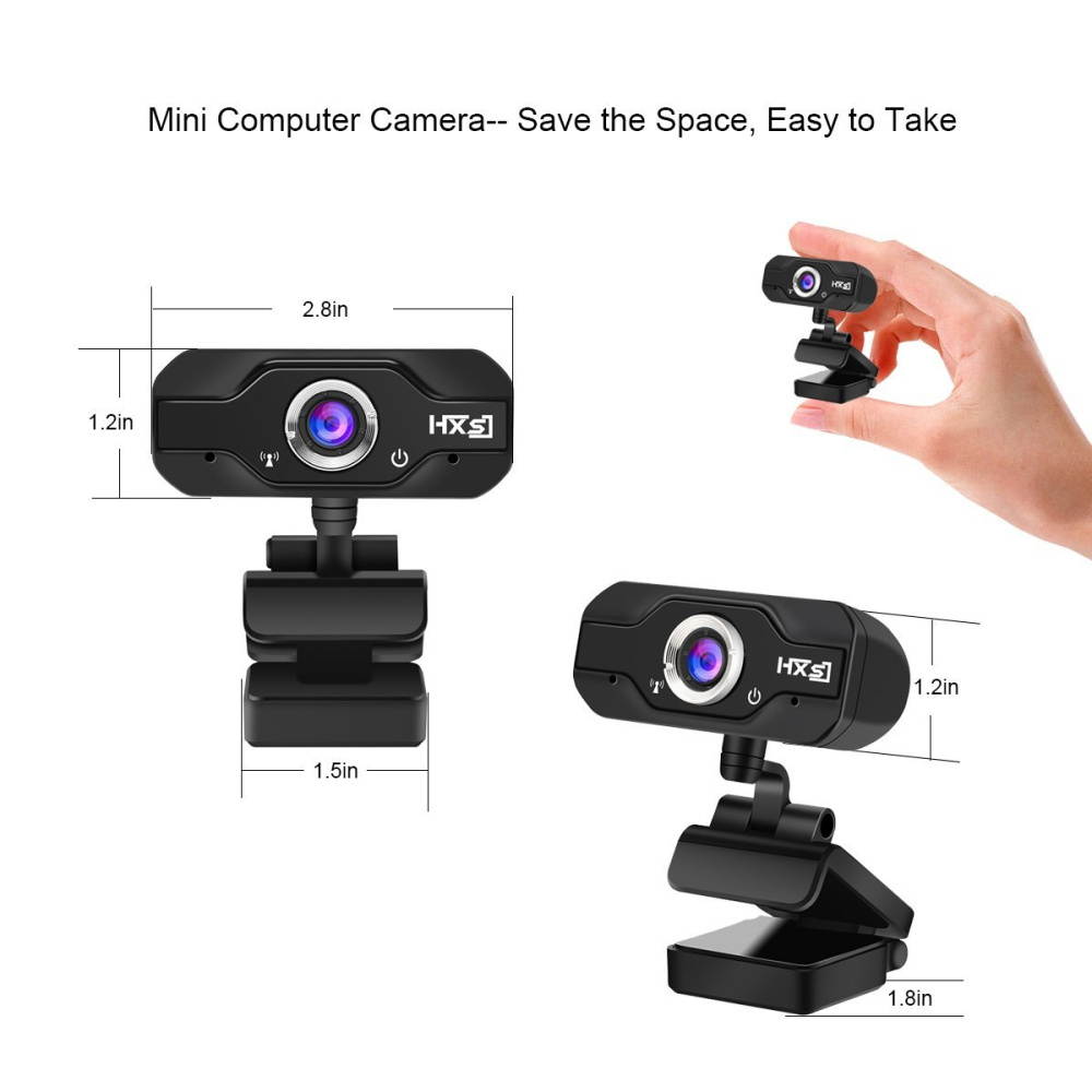 US inventory USB Computer Webcam,720P Widescreen Network USB Plug and Play Desktop/Laptop PC HD Camera with Microphone for Laptop Skype MSN Video Calling SNS online chat