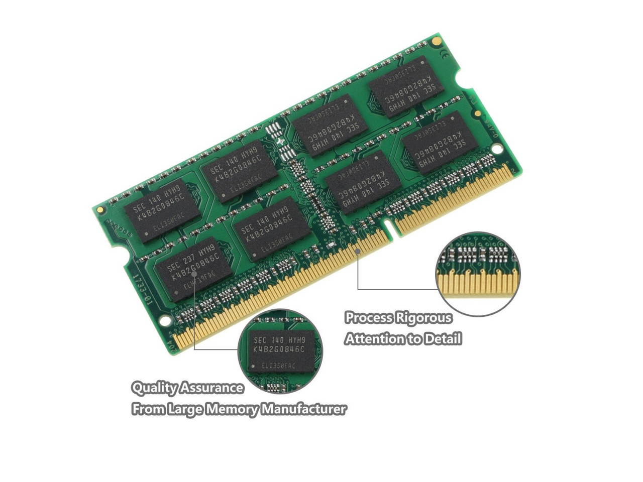8GB DDR3L-1600Mhz (PC3L 12800) SODIMM 2Rx8 Memory for ASUS G75VX by Avarum Ram