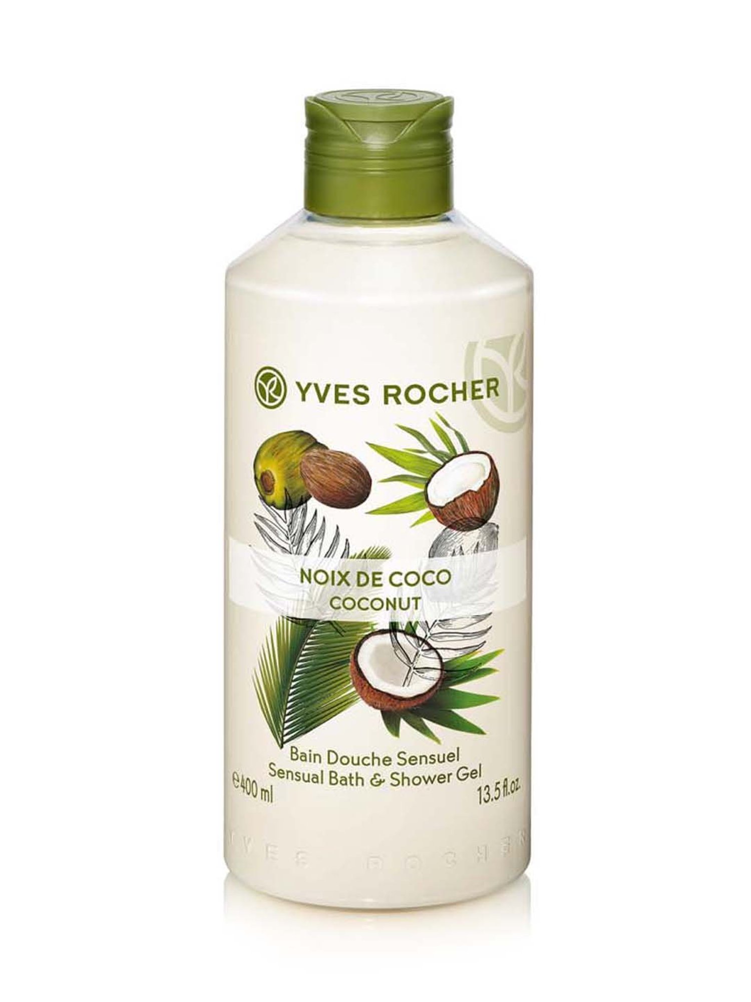 YVES ROCHER Sensual Bath & Shower Gel Coconut - 400 ml