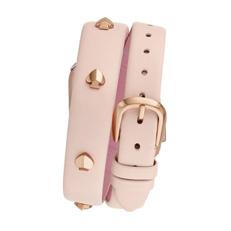 Kate Spade New York Apple Watch 38/40mm Double-Wrap Band - Blush Leather