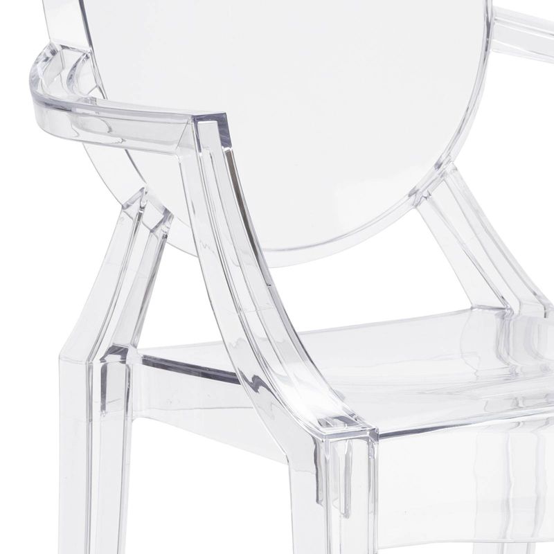 Set of 2 Janice Armchairs Clear - Poly & Bark