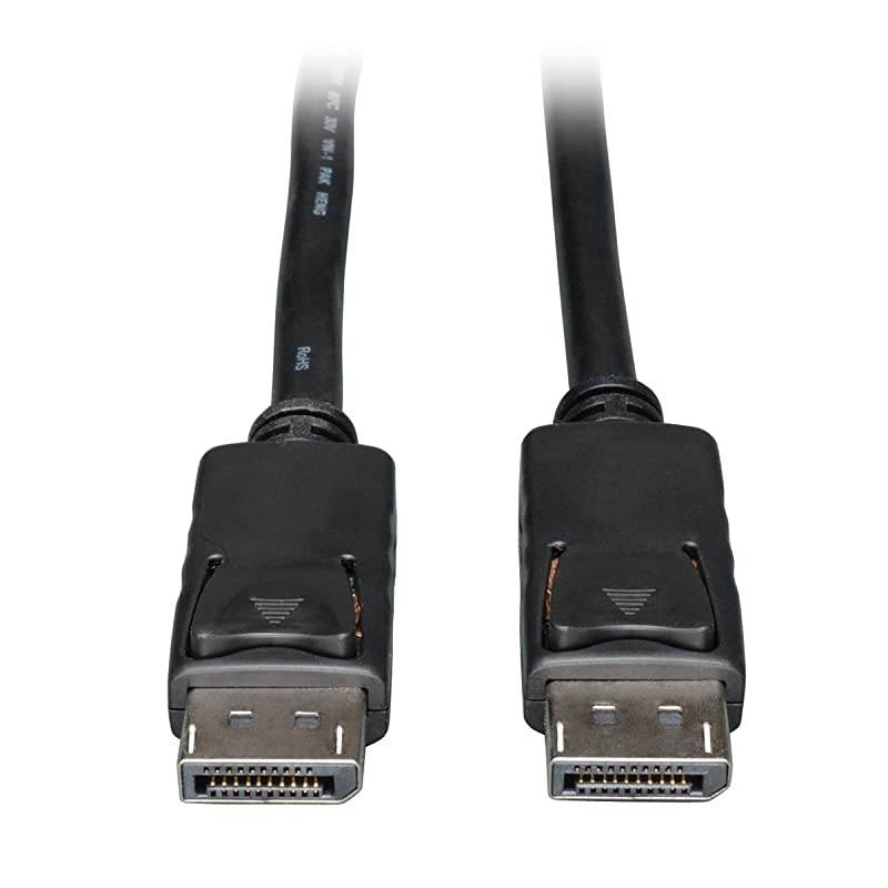 DisplayPort Cable with Latches MM DP to DP 4K x 2K 3ft P580003 Black