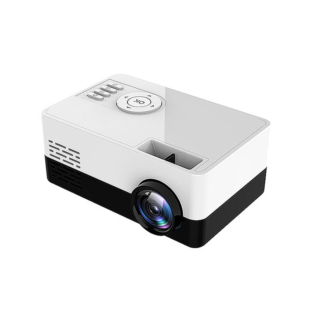 Portable LED Mini Projector Supports 1080P Full HD Supported HDMI USB Audio Projector Home Media Video Player