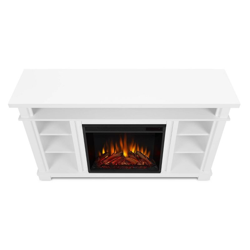 Real Flame Belford Electric Entertainment Fireplace White