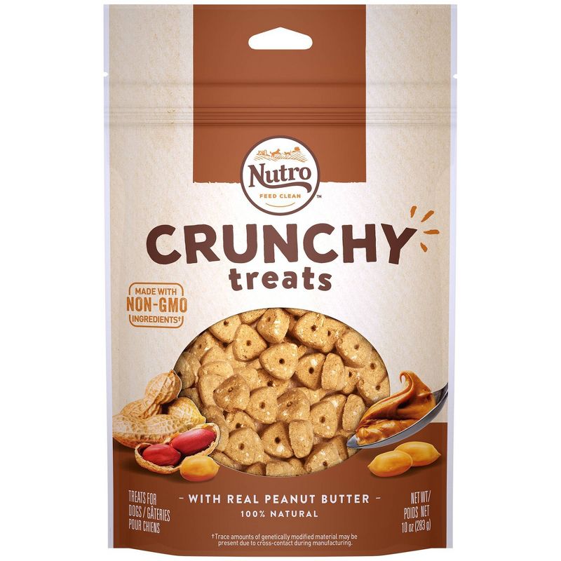 Nutro Crunchy Peanut Butter Dog Treats - 10oz