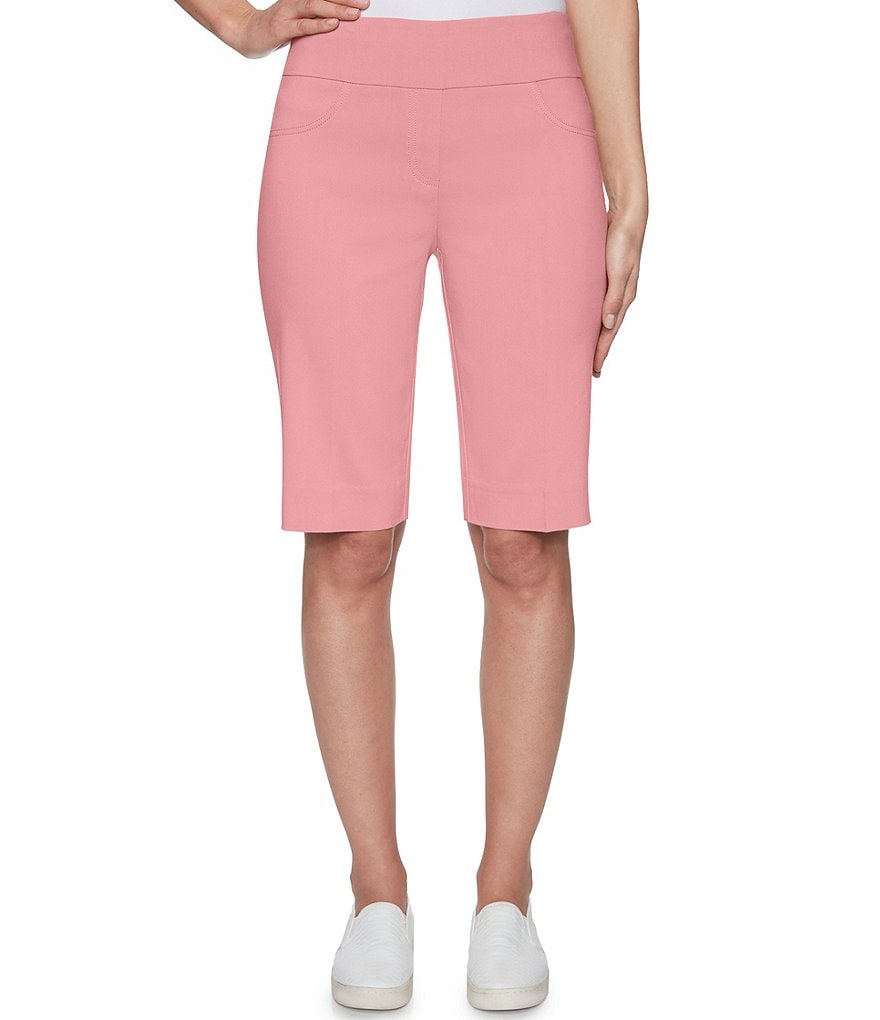 Westbound Petite Size the PARK AVE fit Indigo Skimmer Shorts