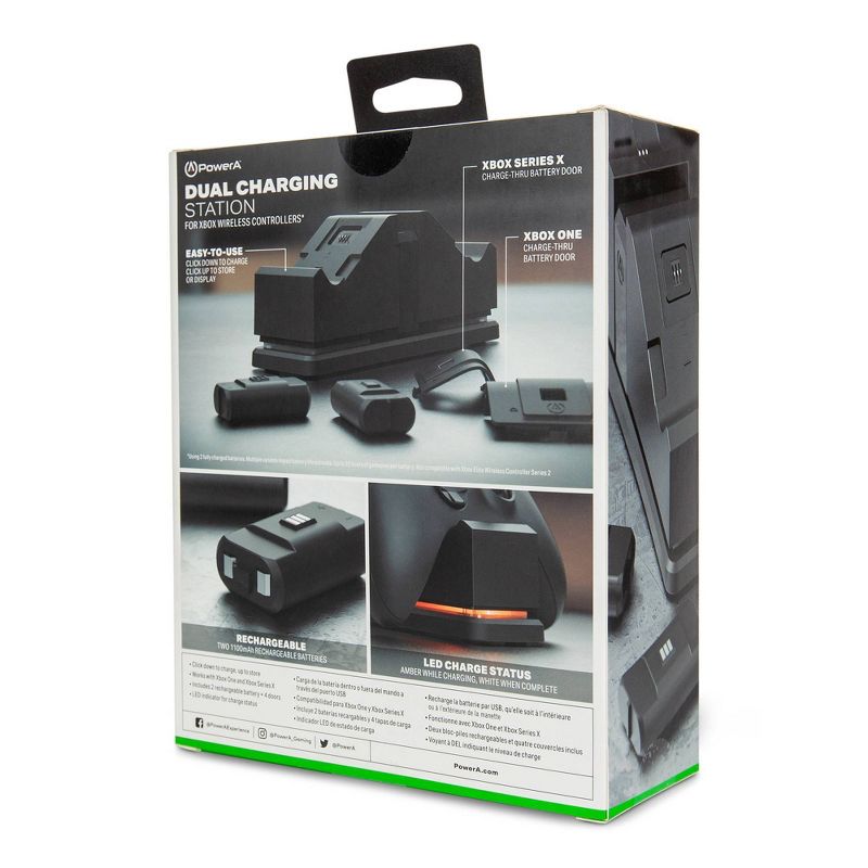 PowerA Dual Charging Station for Xbox One/Series X|S - Black