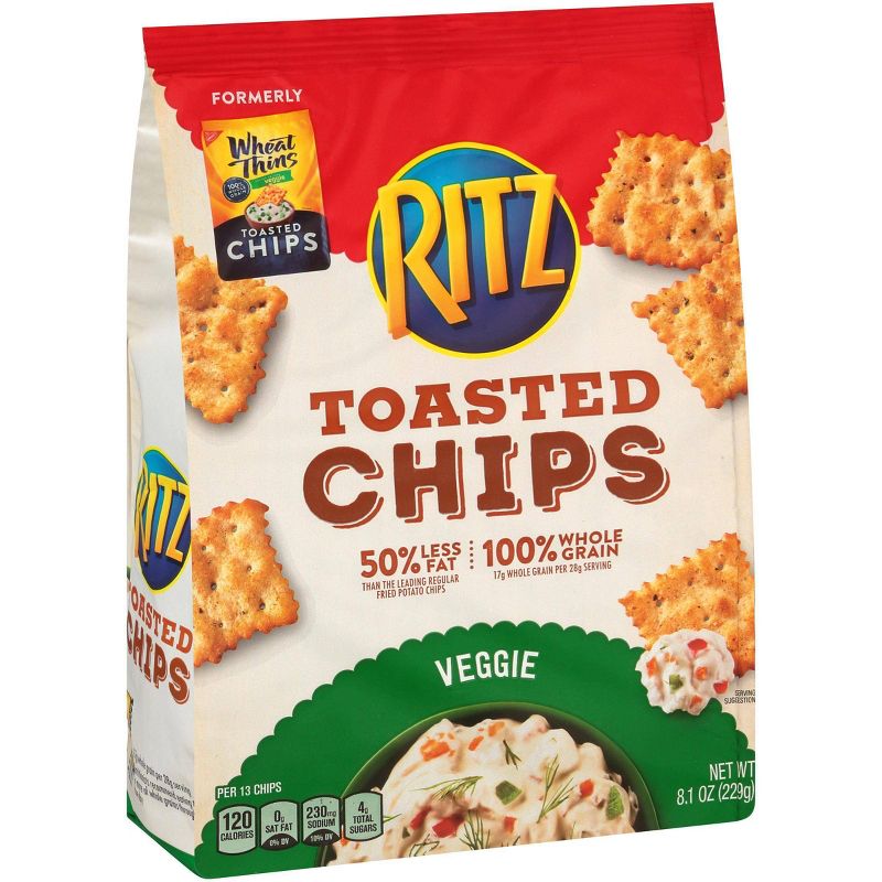 Wheat Thins Toasted Chips - Garden Valley Veggie - 8.1oz