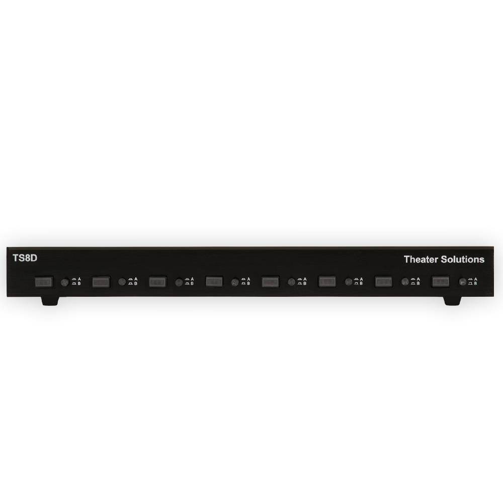 Theater Solutions TS8D Dual Input 8 Zone Speaker Selector Box for 16 Speakers