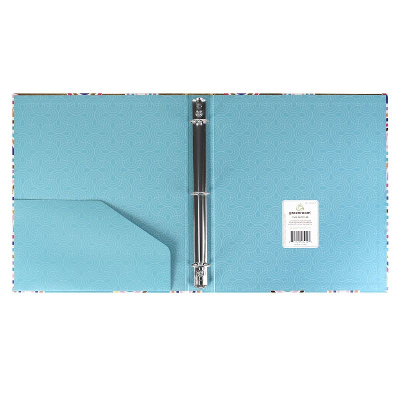 1" Ring Binder Rainbows Semicircles - greenroom