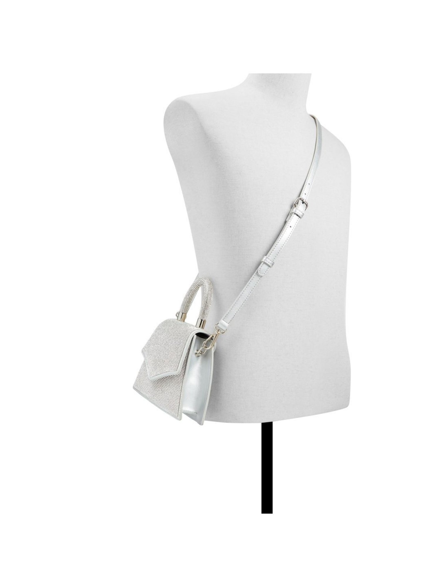 Call It Spring Silver Embellished Handbag