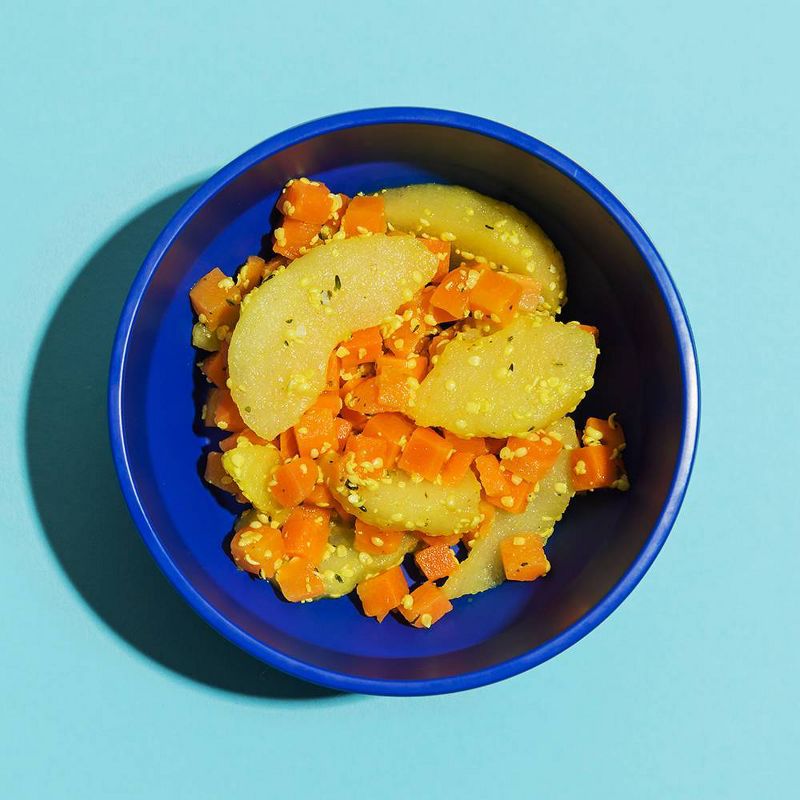 Raised Real Organic Carrot + Apple Frozen Baby and Toddler Food - 3.5oz