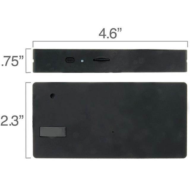 Camscura PRO Hidden Camera Black Box Covert Home Surveillance and Nanny Camera By Brickhouse Security