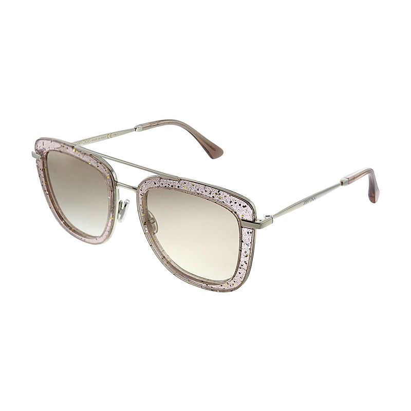 Jimmy Choo Glossy/S FWM FWM HA Womens Square Sunglasses Pink 53mm
