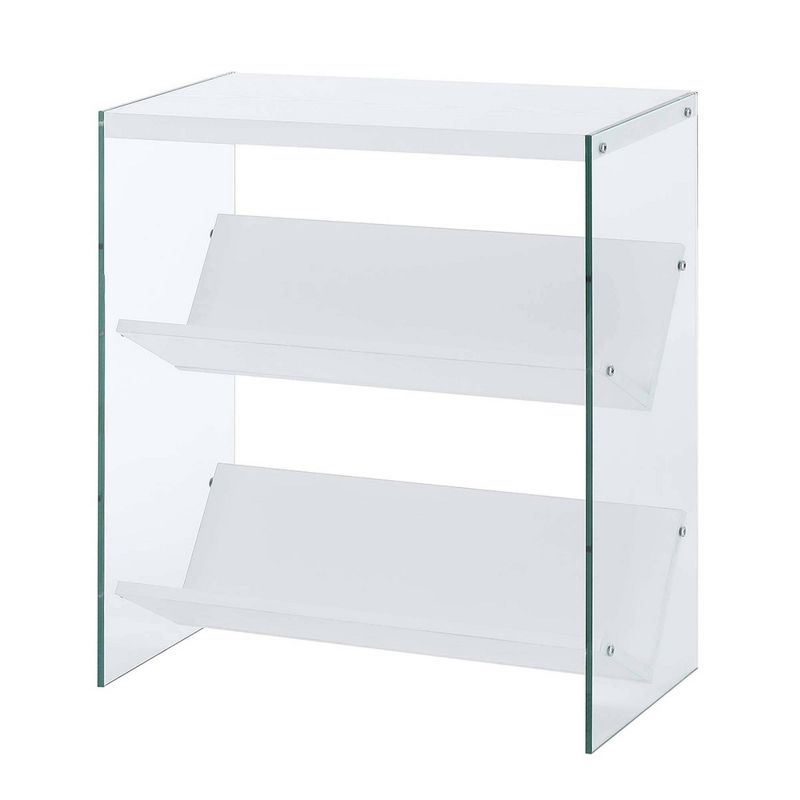 27.75" Soho Bookcase White  - Breighton Home