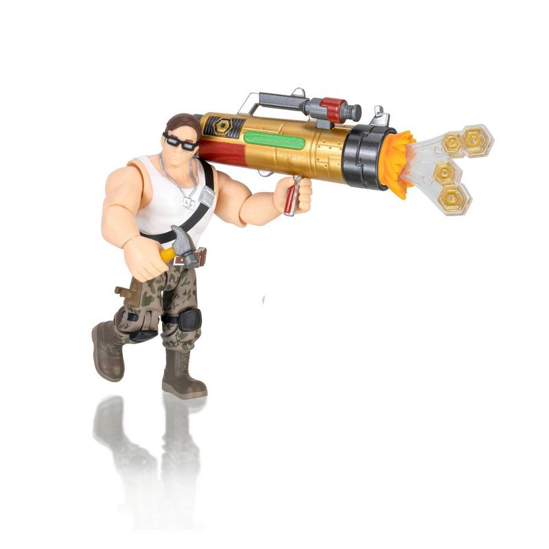 Roblox Imagination Collection - Davy Bazooka Figure Pack (Includes Exclusive Virtual Item)