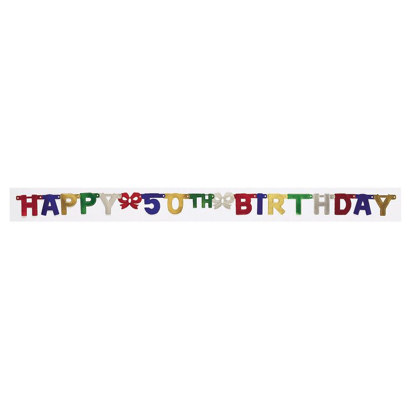 50th Birthday Party Banner