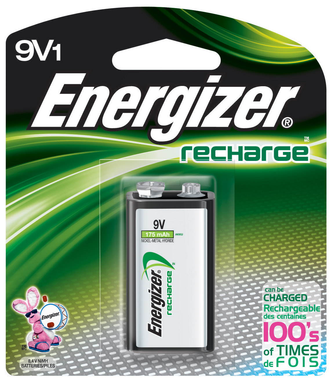 Energizer NH22NBP 9V Rechargeable Battery