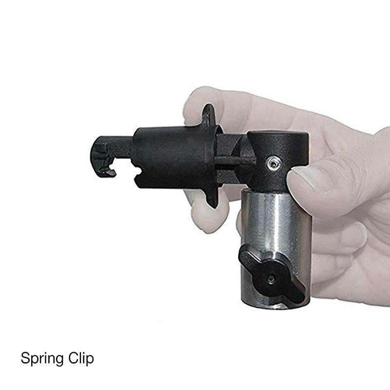 4Pack Portable Photography Background and Reflector Disc Holding Clip Light Reflector Holder Clamp Mountable on Light Stand Tripod Photo Studio AGG2183