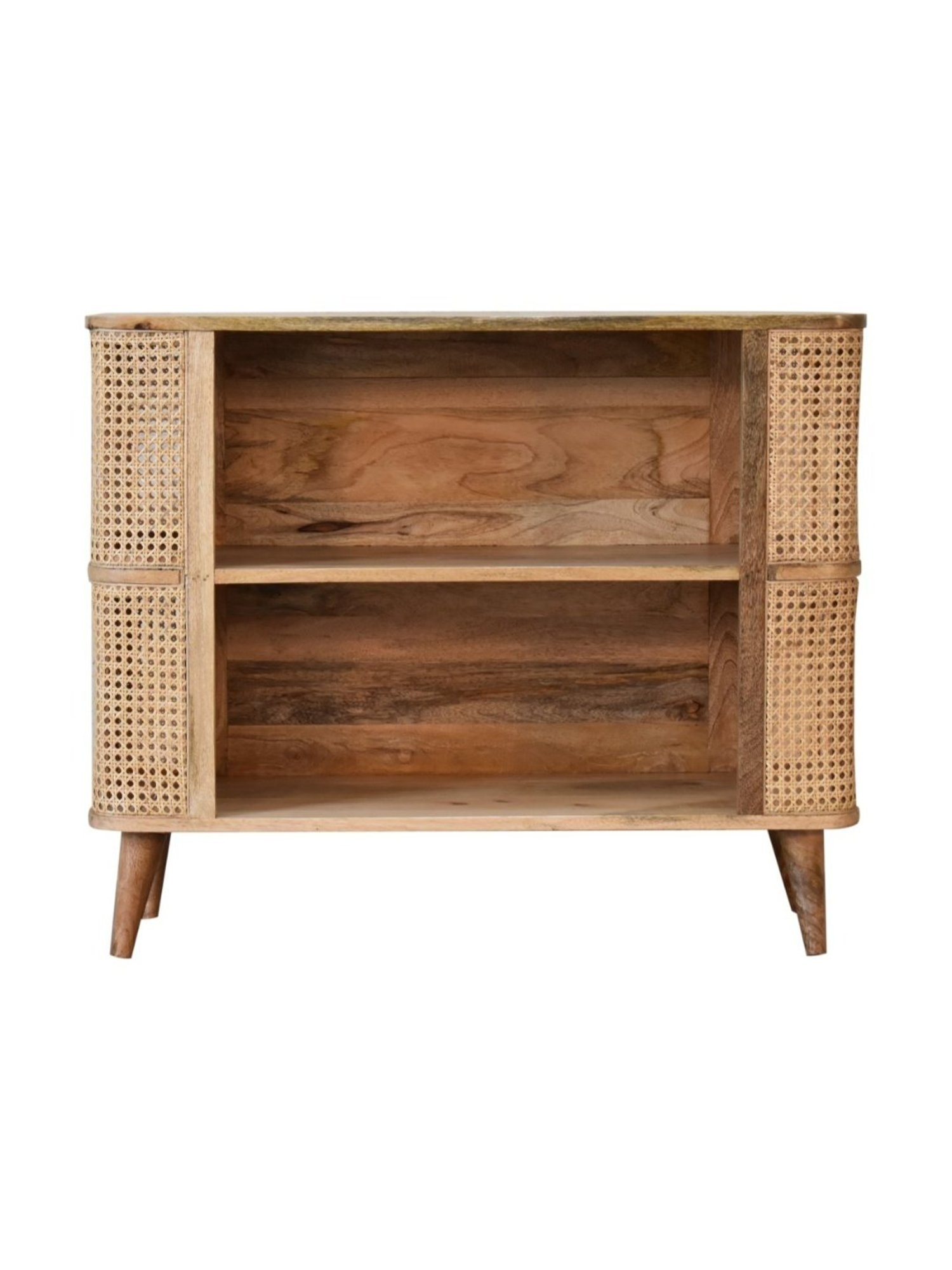 Artisan Furniture Larissa Open Brown Wood Cabinet