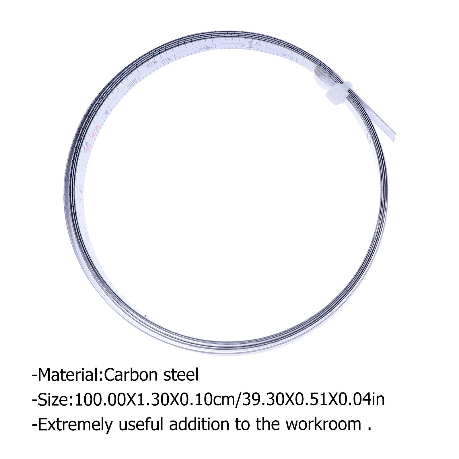 1 Set Inch Wear-Resistan Self Adhesive Durable  Rust-Proof Ruler  Meter  Metric  Measure Tape for Workroom  Home